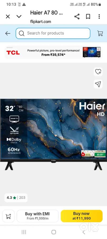 Mi tv display problem