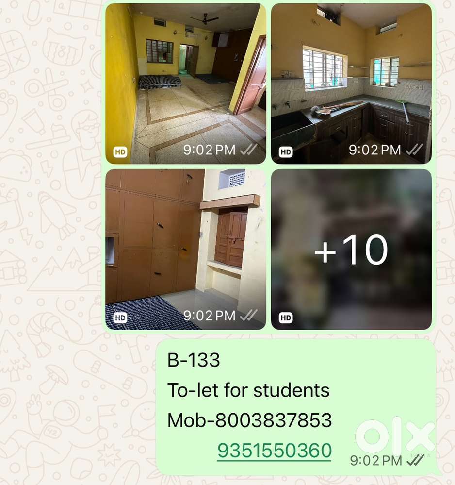 Rooms avalaible for rent near sms college