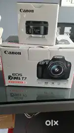 CANON REBEL T7 CAMERA WITH 50MM LENS