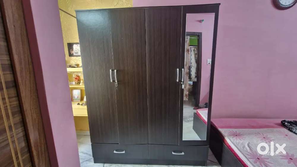 Four Door Wooden Wardrobe