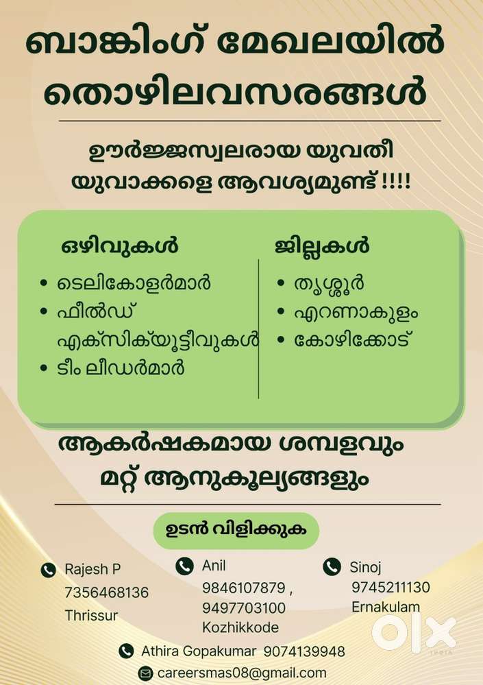 Job Vaccancy for leading bank collection Agency