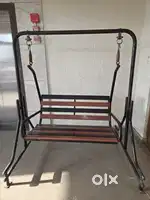 Two Seater Indoor/Outdoor Swing Jhula with Stand