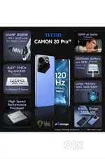 Tecno caman 20s pro 8/128 rs8500