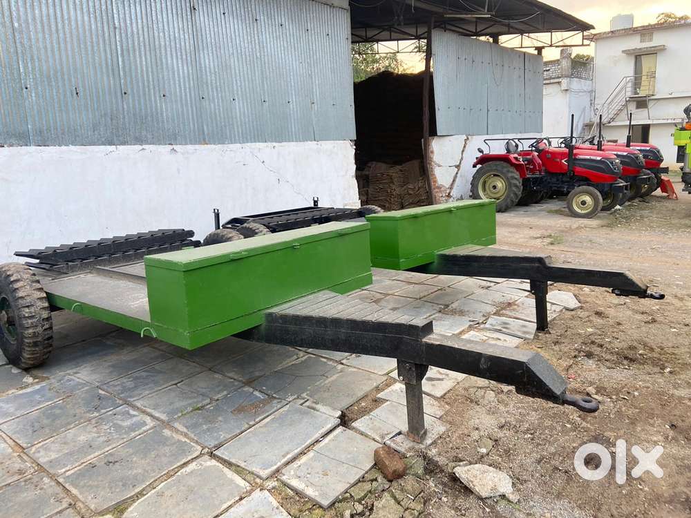 नया 2 चक्का harvestor trolly