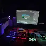 Computer set up in good condition.