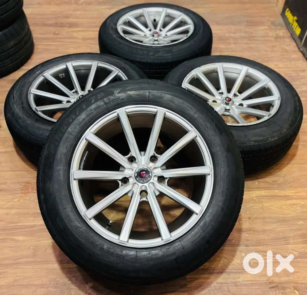 18 inch alloys with 235 65 18 for Scorpio N and XUV 500