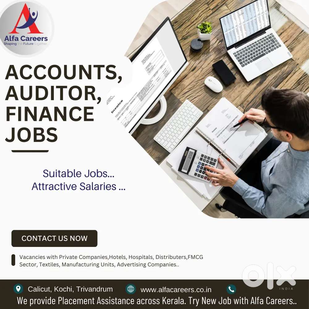 Urgent Senior Accountant Vacancy in Tax Firm-Thondayad-Calicut