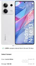Redmi note 13 for sale