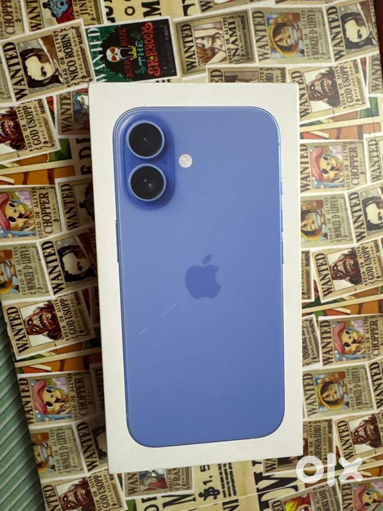 Iphone 16 brand new packed blue