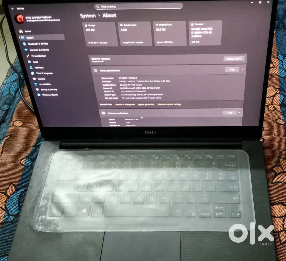 i7 Dell Precision 5540 Model (with home theatre 2 at 1price) Urgentl