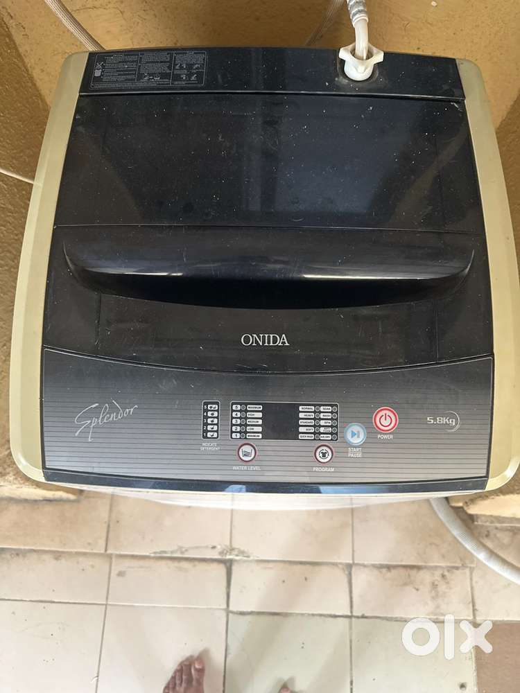 5.8 kg onida fully automatic washing machine