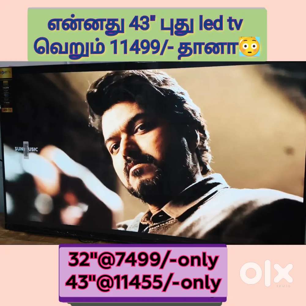 A+ grade new sony 43 inch smart led tv just 11333