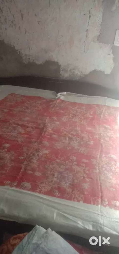 double bed with mattress