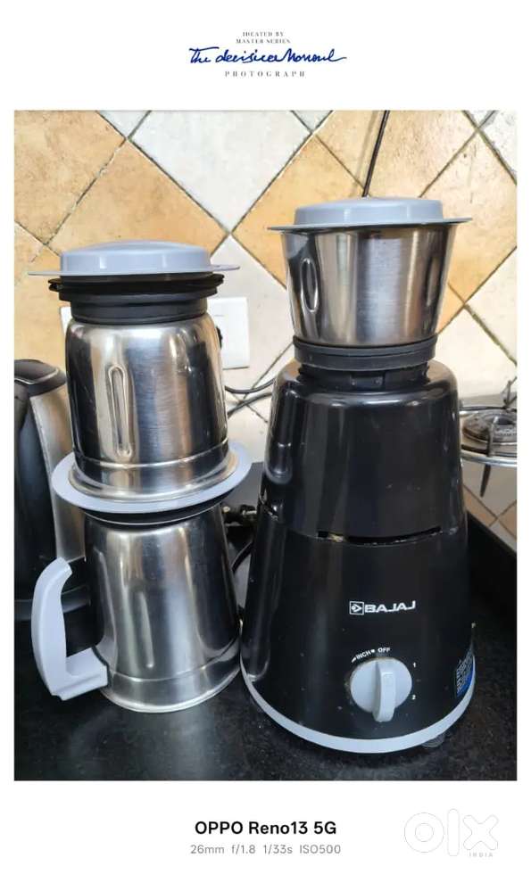 Mixer Grinder and Air Fryrr