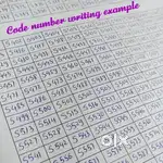 Barcode writing work