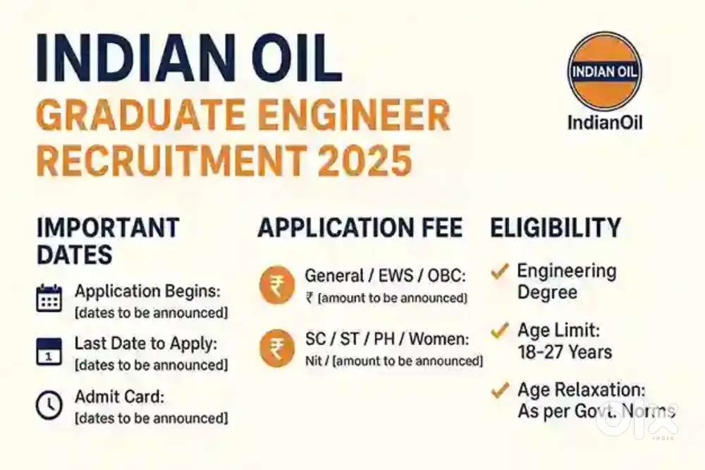 DIRECTLY RECRUITMENT IN INDIAN OIL MALE AND FEMALE BOTH CONTACT NOW
