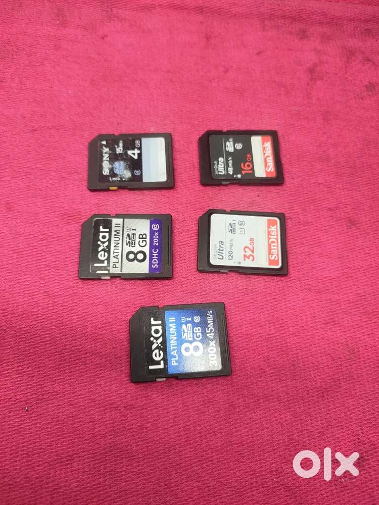 Camera dslr memory card