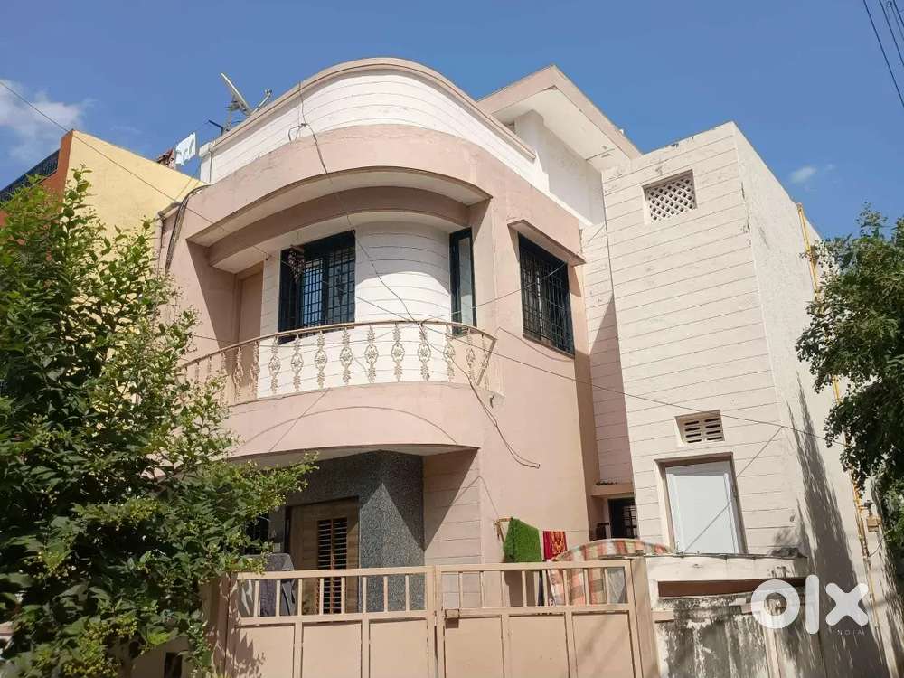 1% brokerage 3bhk corner house nr vj modi school telephone exchange