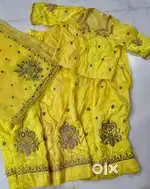 100%Original Chandi(Silver) and moti Hanwork poshak. 60 years Old