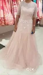 Diadem bridal gown