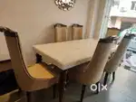 6 chair dinning table and designing chair and comfortable sitting