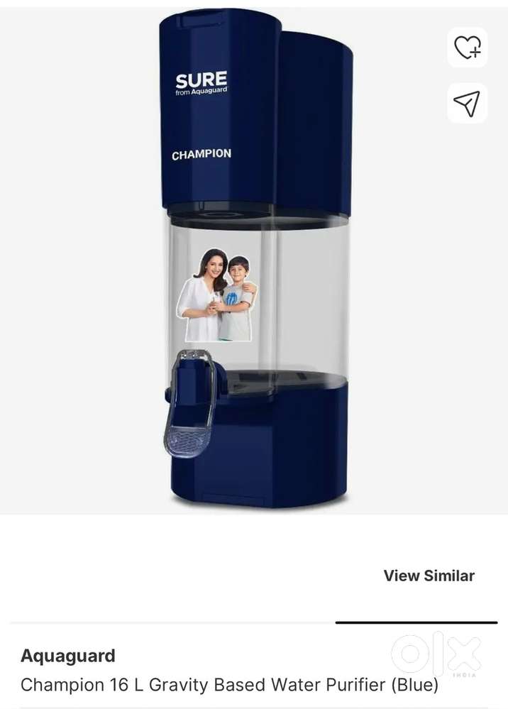 Aquaguard sure 16L gravity based water purifier