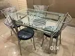 Glass Dining table 4 seater
