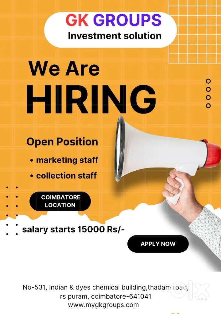 Marketing staff & collection staff