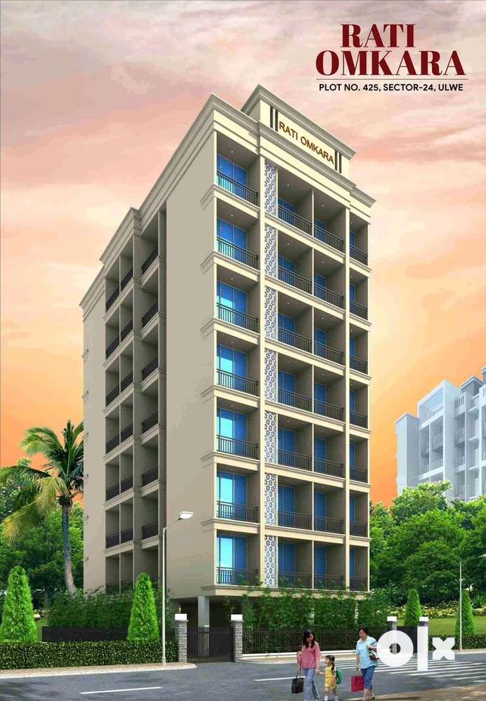 1BHK Spacious Flat with Master Bedroom & Balcony at Ulwe at 41,00,000.