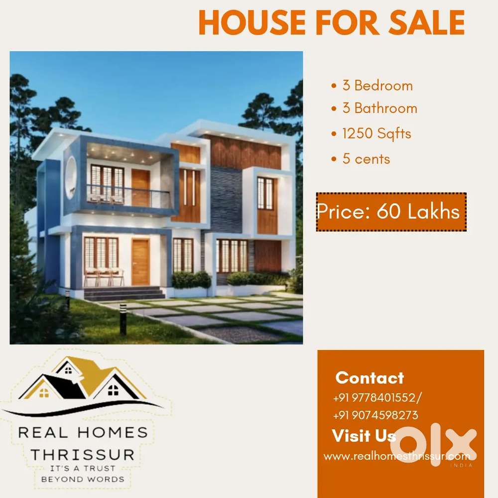 House For Sale in Thaikkattussery( Thrissur)