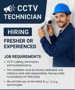 Urgent Jobs: CCTV IP Technician in Hyderabad-Freshers Can Also Apply