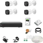 Cctv camera 4 channel setup CP plus contact for installation services