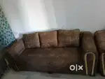 5 seater sofa and center table