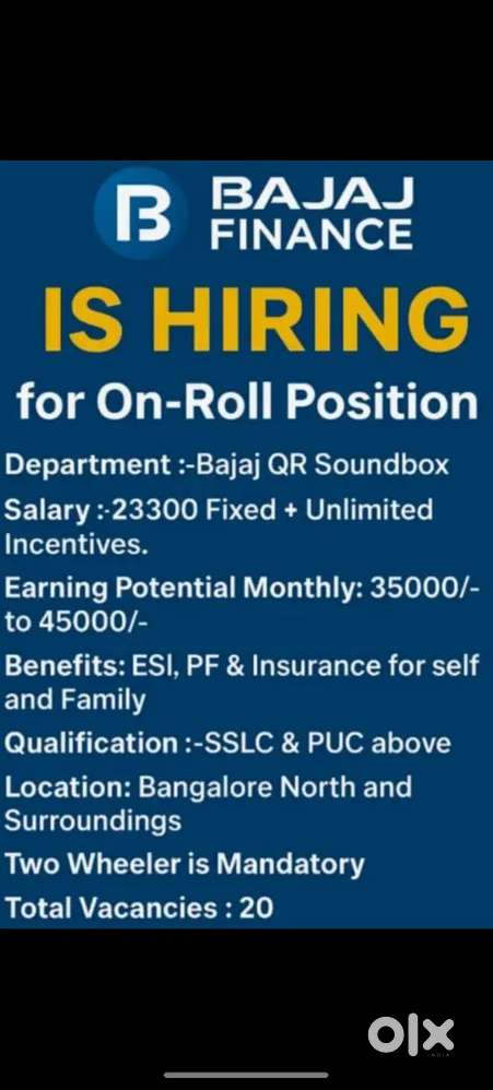 BAJAJ QR SOUNDBOX ON ROLL position BANGALORE SOUTH LOCATION