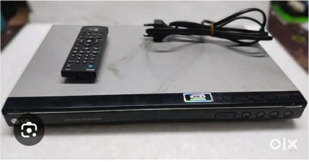 Unused neat condition lg dvd player and v guard tv stabilizer