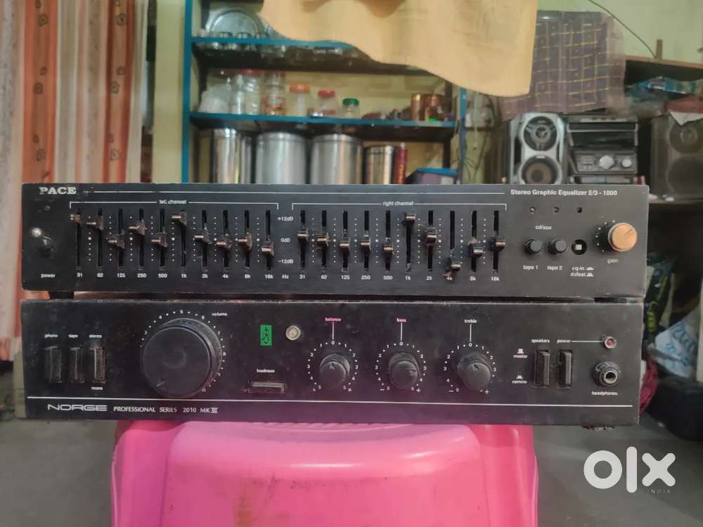 PACE Equalizer 10+10 band / norge amplifier