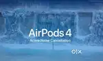 Apple airpod 4 with active noise cancelation