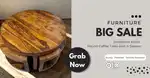 4-Seater Round Coffee Table  9000/-