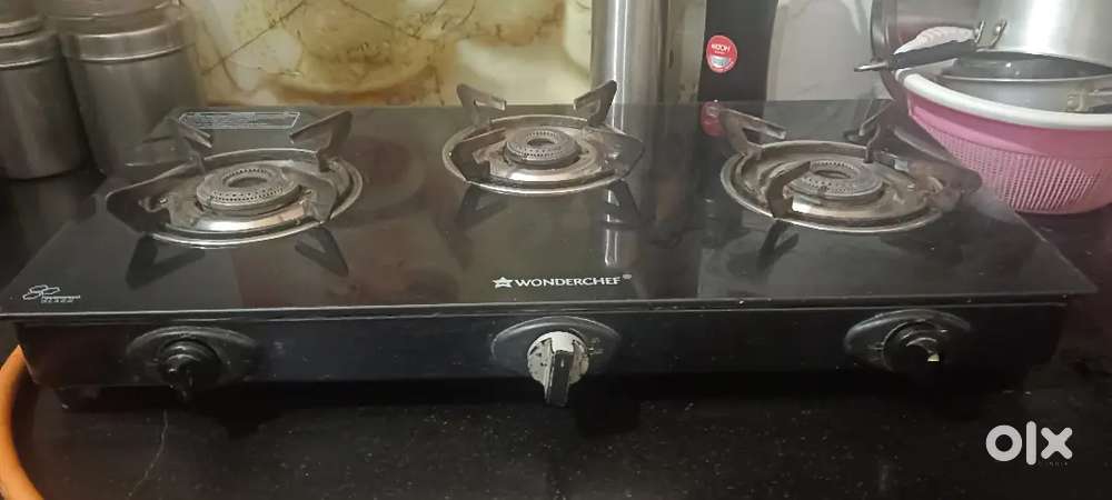 Wonderchef 3 burners Automatic gass stove