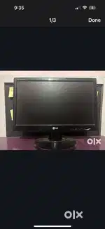 Lg monitor and pc with protector