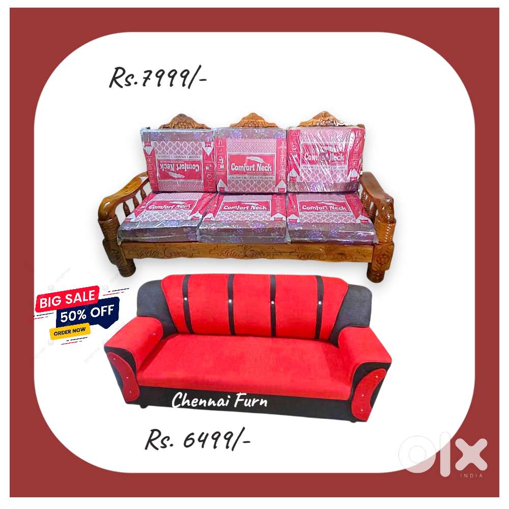 Sofa set Sale New Wooden Sofa set and Cushion sofa Pu sofa set # 565E6