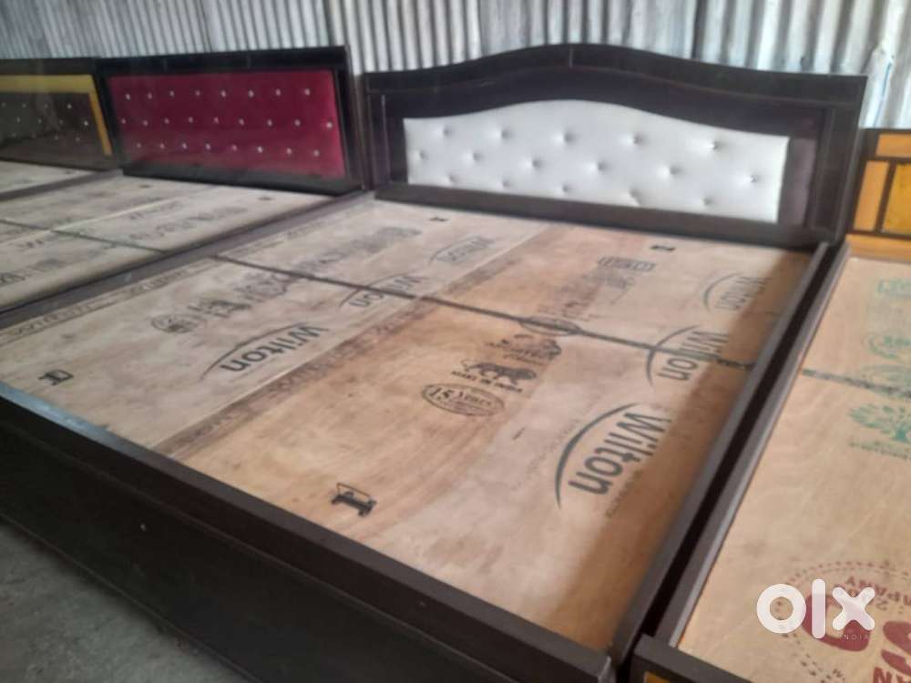 Bed with Mattress and Wardrobe – Home Furniture