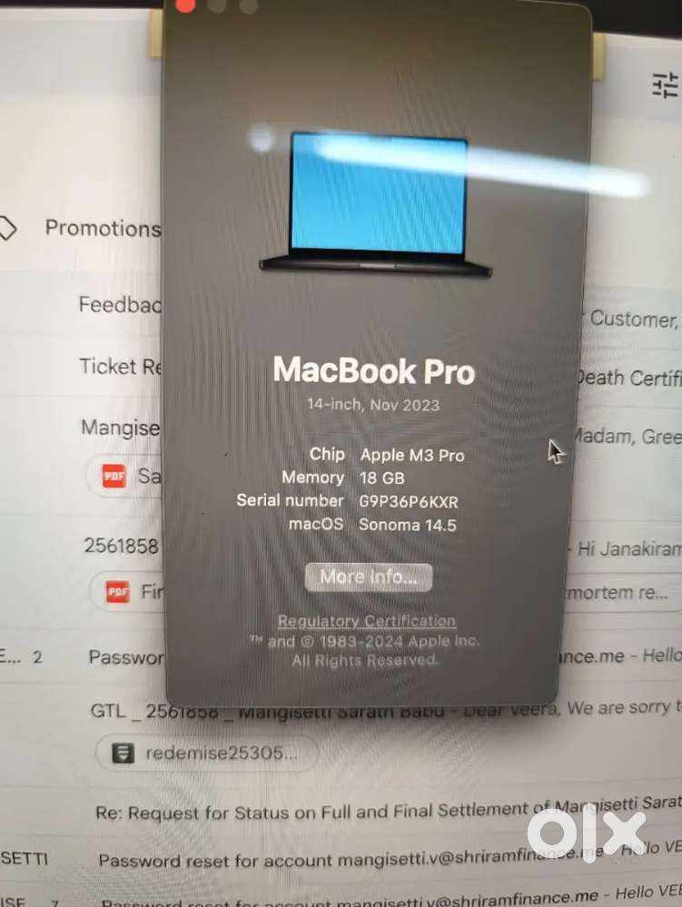 M3 Macbook Pro
