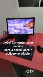 COREI3 4GB RAM 500GB HDD 17LCD KEYBOARD MOUSE RS.5000