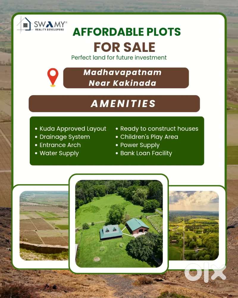 KUDA layout Open Plots for Sale Madhavapatnam. Kakinada