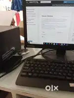 Job for computer operator and parcel packaging with little bit graphic