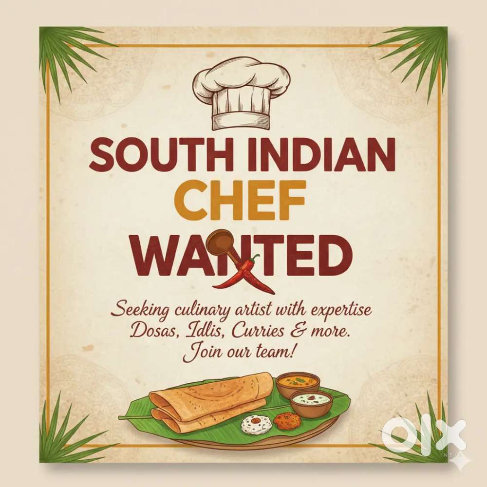 Need one South Indian Chef