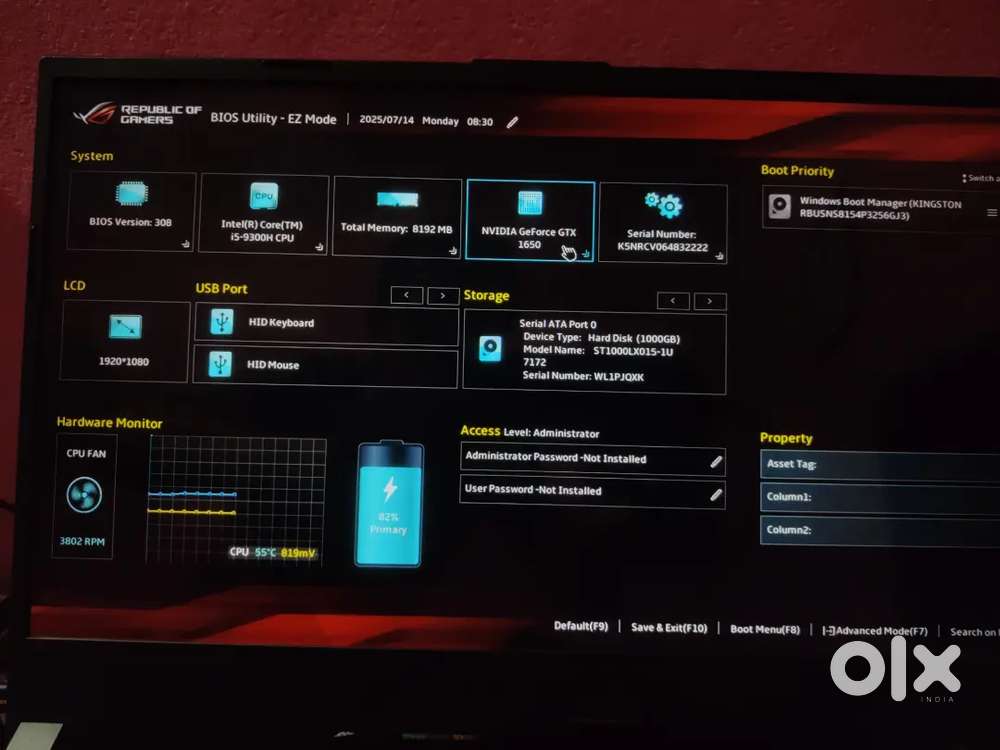 Asus Rog Strix laptop for urgent Sell