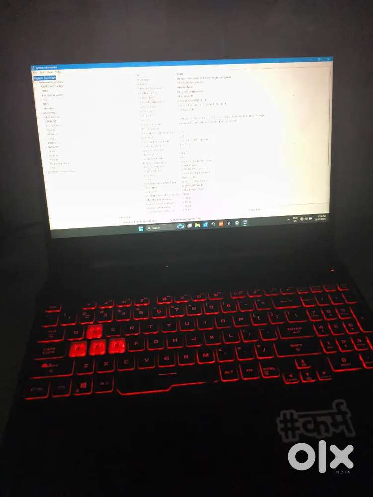 ASUS TUF F15 (i7 10th gen Octa core, 1 TB SSD, GTX 1660)