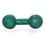 Cast Iron Gym Dumbell - 5Kg, Green